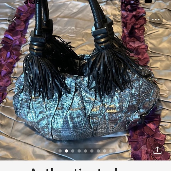 Christian Louboutin Watersnake Handbag - Picture 2 of 8